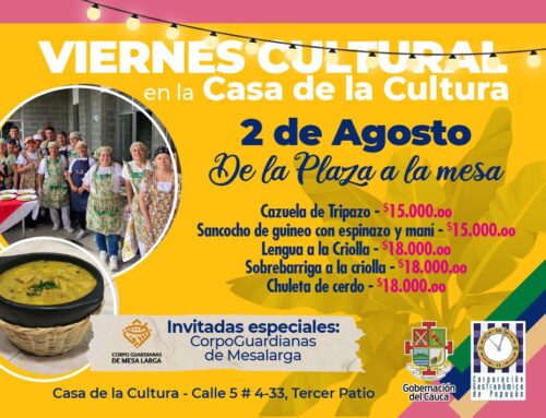 Viernes Cultural 2 de agosto