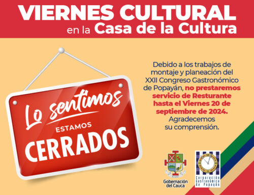 Viernes Cultural 9 de agosto