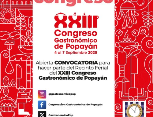 Abierta convocatoria para hacer parte del recinto ferial del XXIII Congreso Gastronómico de Popayán